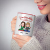 Sisters Forever Personalized Accent Mug NVL20NOV23NY2
