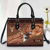 Personalized Leather Deer Hunting Handbag - NTD05FEB24NY1