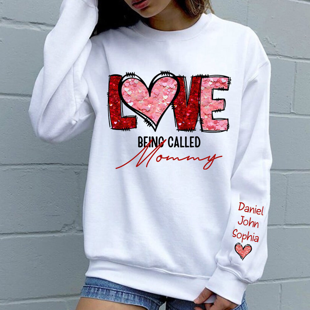 Personalized Sweatshirt - Love Being Called Grandma - NTD08JAN24NY2