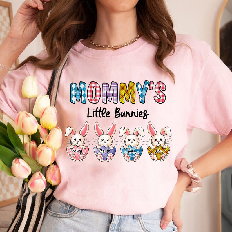 Personalized Little Bunnies Custom Easter Day T-Shirt