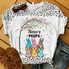 Grandma's Peeps Easter Bunny Personalized 3D T-shirt HTN02FEB24NY1
