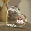 Custom Photo Mother's Day Heart-shaped Acrylic Plaque VTX20MAR24NY1