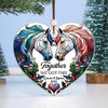 God Knew My Heart Needed You - Personalized Horse Acrylic Ornament For Couple - NTD21OCT23NY1