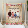 God says you are Family Personalized Fleece Blanket HTN12DEC23NY2 Fleece Blanket HumanCustom - Unique Personalized Gifts Made Just for You