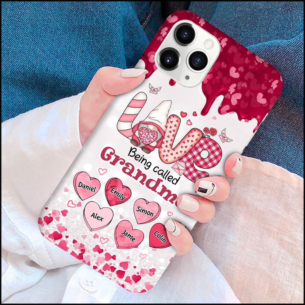 Love Being Called Grandma Mom Sweet Heart Kids Personalized Phone Case NVL10JAN24NY1