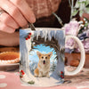 Custom Pet Photo 3D Winter Snowy - Personalized Mug - NTD09NOV11NY1