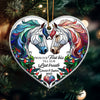 God Knew My Heart Needed You - Personalized Horse Acrylic Ornament For Couple - NTD21OCT23NY1
