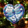 Forever In My Heart Memorial Dragonfly Personalized Acrylic Ornament VTX21OCT23NY1