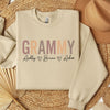Personalized Grandma Sweatshirt With Custom Names Kid - NTD01DEC23NY1
