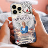 Memorial Upload Photo Wings, In Loving Memory In Heaven Personalized Phone Case LPL15DEC23CT1