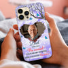 Sparkling Memorial Upload Photo Heart, I Have An Angel In Heaven I Call Her Personalized Phone Case LPL28DEC23CT1