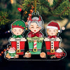 Personalized Christmas Grandma And Grandkids In Cup Acrylic Ornament HTN10NOV23CT2