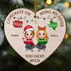 Congrats On Being My Sister You Lucky Personalized Ornament CTL18NOV23CT1