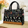 Grandma Nana Elegant Flower Pattern And Vintage Tapestry Style Personalized Handbag CTL23FEB24CT3