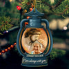 Christmas Lantern Memorial Upload Photo Personalized Wood Custom Shape Ornament HTN15NOV23CT1