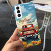 Sunflower Field Romantic Couple Truck God Knew My Heart Needed you Personalized Phone case HTN26DEC23CT1