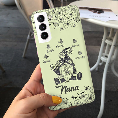 Gnome Grandma Mom Butterfly Personalized Phone Case CTL03JAN24CT2