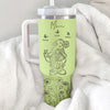 Grandma Gnome With Cute Grandkids Butterflies Personalized Tumbler With Straw HTN07MAR24CT1
