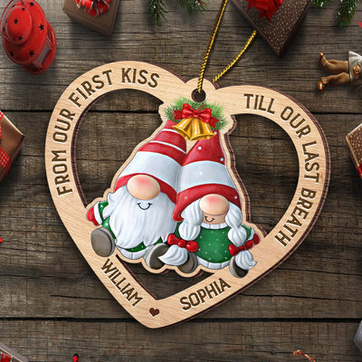 I Can't Spell Christmas Without You Personalized Ornament, Kissing Couple  Gifts - Limotees