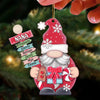 Cute Christmas Gnome Grandma Mom Custom Kid Name Personalized Ornament CTL31OCT23CT1 Wood Custom Shape Ornament HumanCustom - Unique Personalized Gifts Made Just for You Pack 1